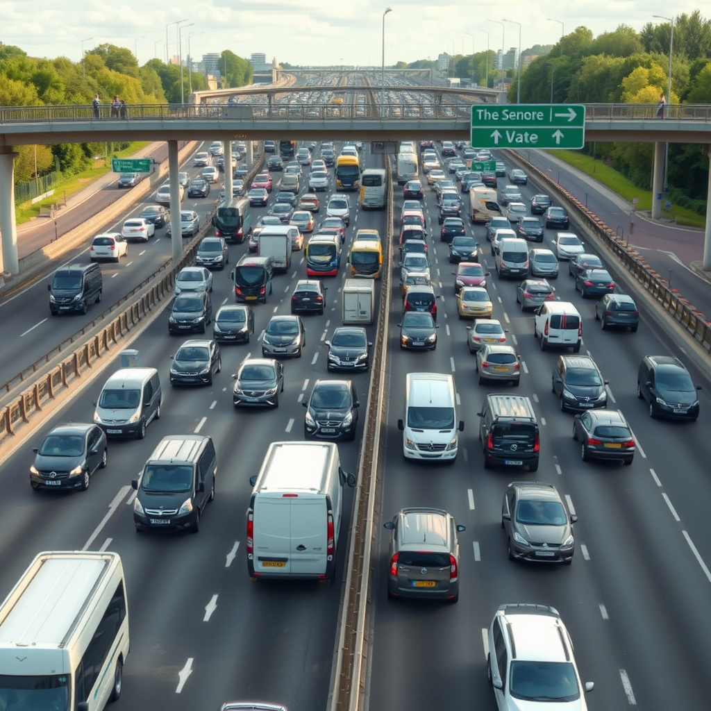 Major delays hit motorway network during morning rush hour